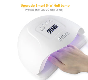 SUN X5 Plus Nail Dryer LCD Display 18/36/45 LED Dryer Nail Lamp UV LED Lamp for Curing Gel Polish Auto Sensing Lamp For Nails