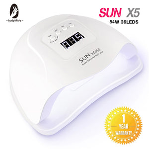 SUN X5 Plus Nail Dryer LCD Display 18/36/45 LED Dryer Nail Lamp UV LED Lamp for Curing Gel Polish Auto Sensing Lamp For Nails