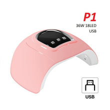 Load image into Gallery viewer, SUN X5 Plus Nail Dryer LCD Display 18/36/45 LED Dryer Nail Lamp UV LED Lamp for Curing Gel Polish Auto Sensing Lamp For Nails